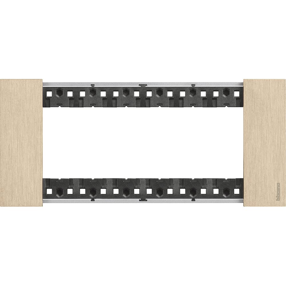 Bticino KA4806ZW Plate, Gold