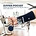 Armband for iPhone 7 - Cell Phone Wristband for Running - iPhone 7, 6S, 6, Samsung Galaxy S8, S7, S6 - Zippered Pocket Key Holder & Touch Screen Access - Earphone Hole - Stretches to Fit Forearm