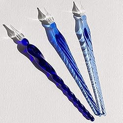 Joi-Fun High Borosilicate Glass Dip Pen Ink Set- 3
