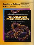 Transition Mathematics (Teacher's Edition: Part 1: Chapters 1-6)