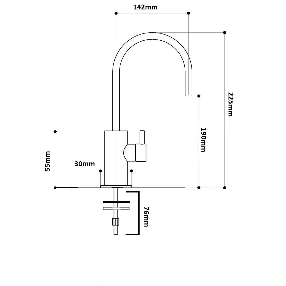 reverse osmosis drinking water tap/faucet, Silver - Image 3
