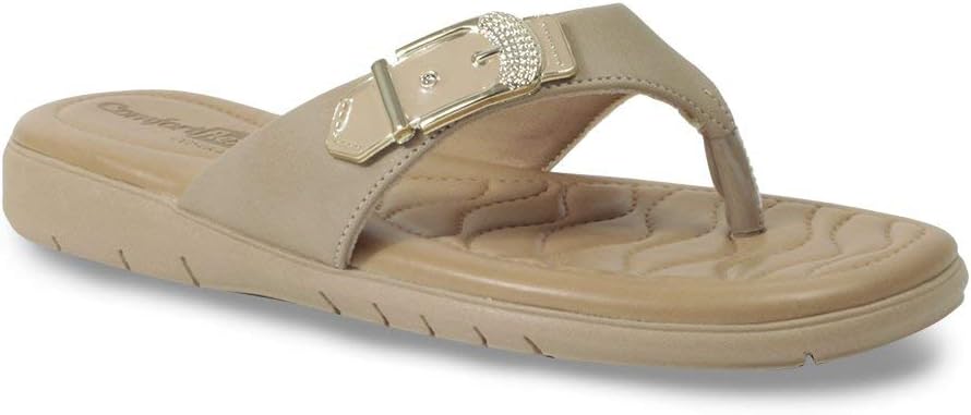 rasteira comfortflex fivela