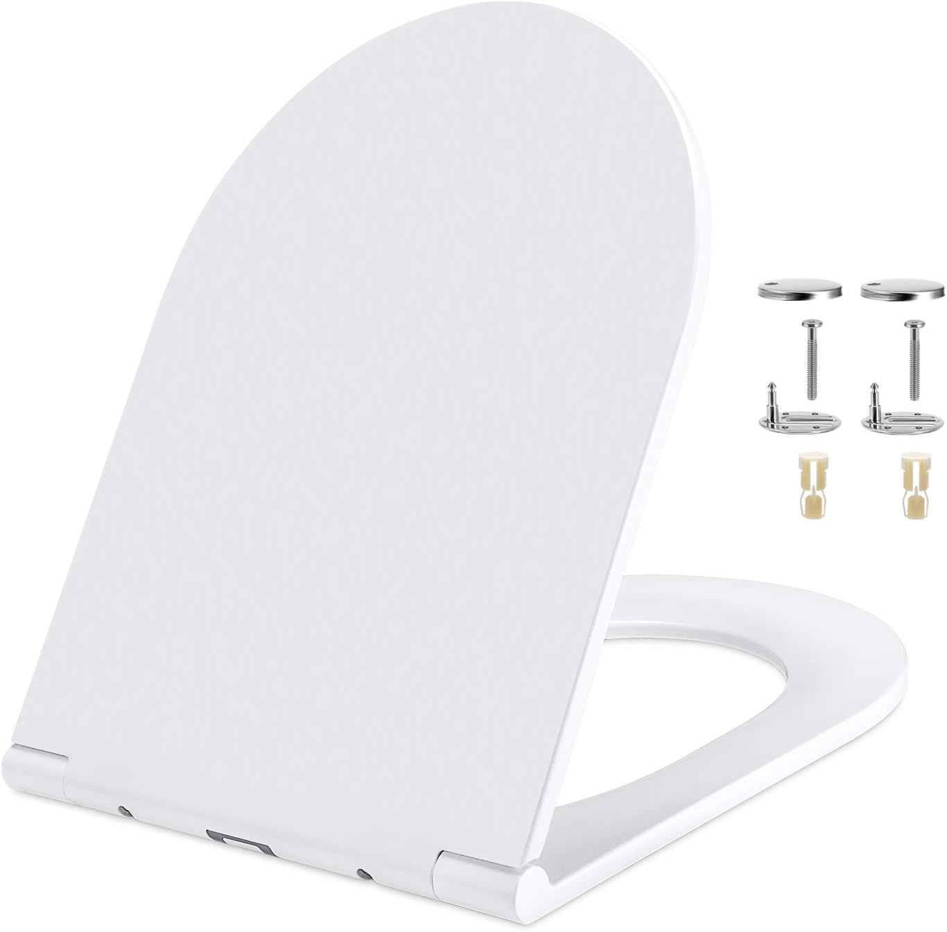 Toilettendeckel Mit Softclose & Quick Release - Antibakteriell Bis 250kg Duroplast