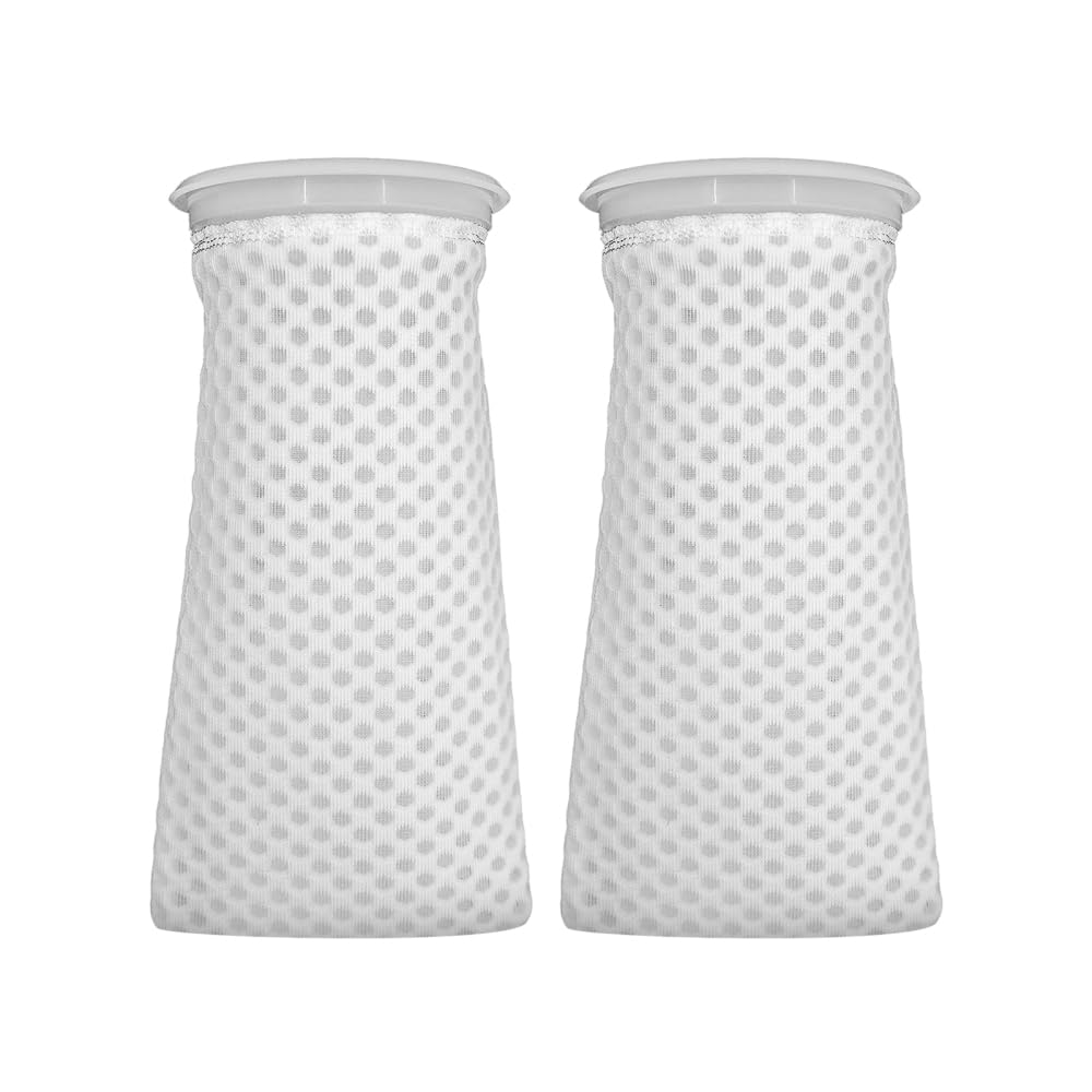 DONGKER 2/4PCS Aquariums Filter Socks,4.1" Ring Fish Tanks Strainers Sock Fit Inner Dia 3.9" Strainer Water Purification Freshwater Saltwater Aquariums Fish Tank Sump Filter