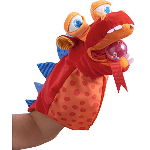 HABA Glove Puppet Eat-It-Up with Built in Belly Bag to Feed the Monster