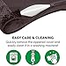 Furhaven Orthopedic Dog Bed for Large Dogs w/ Removable Washable Cover, For Dogs Up to 75 lbs - Minky Plush & Velvet Luxe Lounger Contour Mattress - Espresso, Jumbo/XL