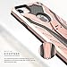 Zizo Static Series Compatible with iPhone 8 Case Military Grade Drop Tested with Built in Kickstand iPhone 7 iPhone 6 Case Rose Gold Black