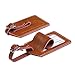 Genuine Leather Luggage Bag Tags 2 Pieces Set in 2 Colors Mont Swiss (Brown)
