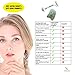 Jade Roller Therapy and Gua Sha Scraping Tool Set, 100% Natural Jade Facial Roller, Double Neck Healing Slimming Massager for Relaxing, Rejuvenates Skin and Smooths Wrinkles, Ideal Gift Idea