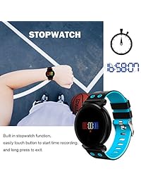 Reloj de fitness, reloj de ritmo cardíaco para niños, monitor de presión arterial, pulsera de calidad de sueño