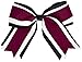 chassé Jumbo 3 Color Hair Bow Maroon