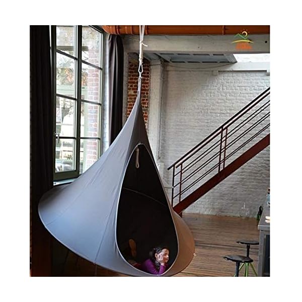 NLJYSH 1 pz Figura del UFO Teepee Albero Hanging baco da Seta Bozzolo Swing Sedia for Bambini e Adulti Interni Esterni…