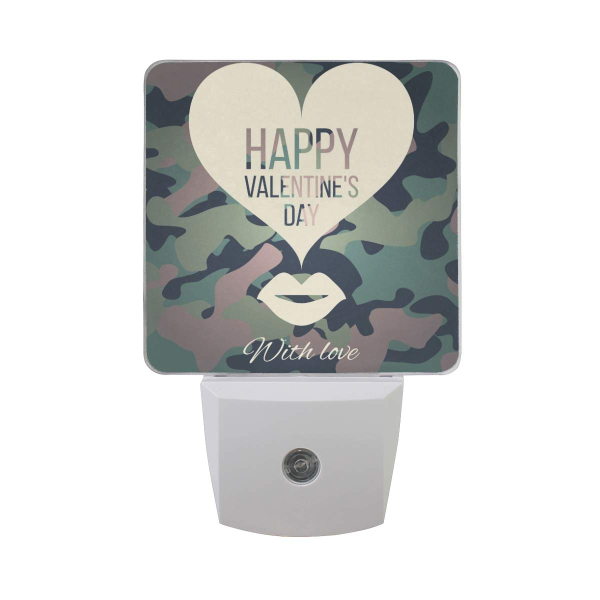 Amazon.com: Night Light Happy Valentine's Day Plug-in LED Warm White
