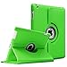 Fintie Rotating Case for iPad 4 3 2 (Old Model) 9.7 inch Tablet - 360 Degree Rotating Smart Stand Protective Cover Auto Wake/Sleep for iPad 4th Gen Retina Display, iPad 3 & iPad 2, Green