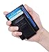 Money Clip Front Pocket Wallet Slim Minimalist RFID Blocking Leather Wallet with Strong Magnets