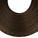 SARLA Synthetic Drawstring Bun Curly Hairpieces Wavy Hair Messy Chignon Bun Updo Hair Bun Extensions Q7(2/30 Ginger Brown)