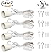 KINGSO Hanging Lantern Cord Cable, 4 Pack Pendant Light Socket with Cord for DIY Grow Plant Light, 5.9ft E26 E27 Light Sockets with On/Off Switch US AC Power Cord Adapter