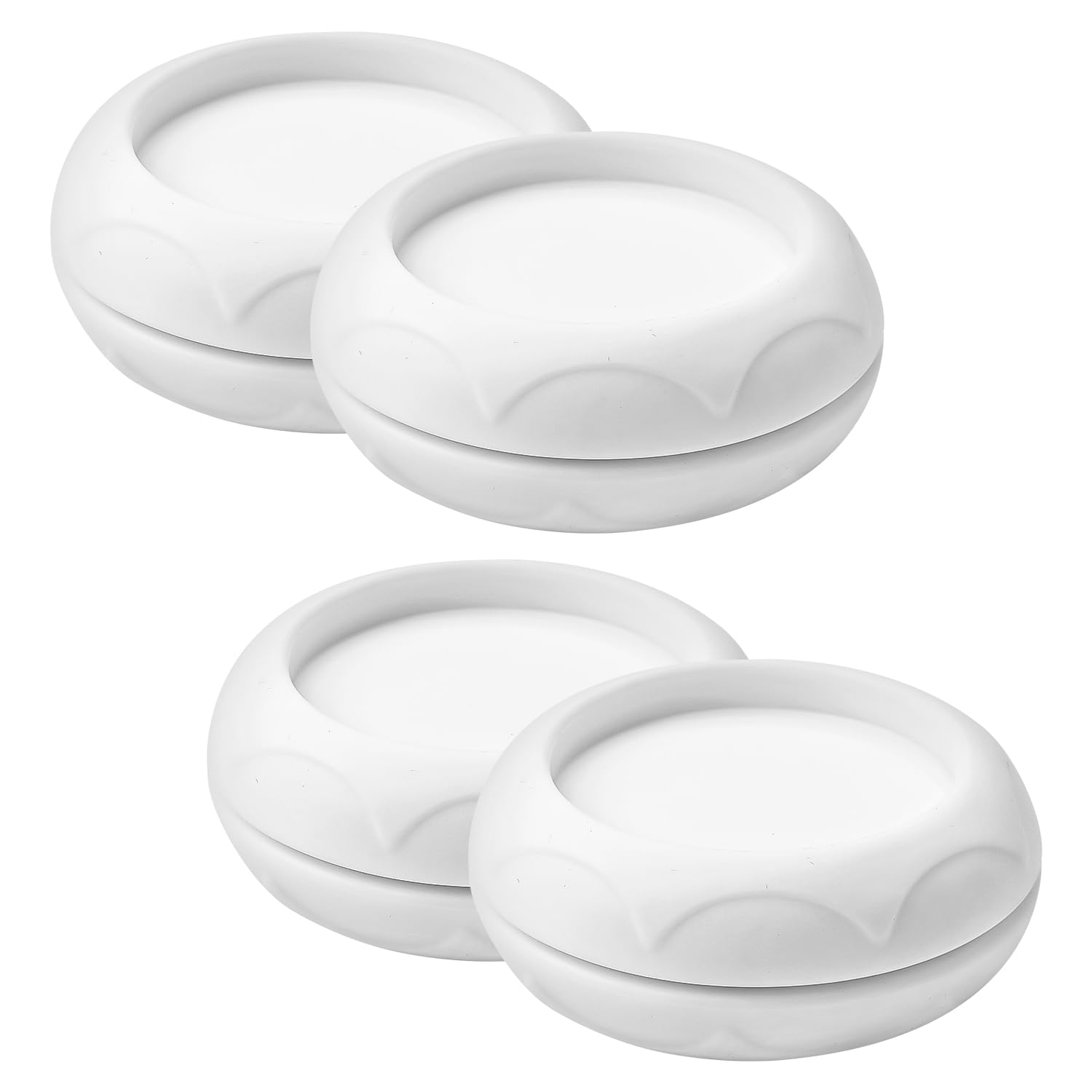 Luckious 4Pcs Silicone Safety Gate Wall Protectors, Stair Gate Protectors Fence Fittings Telescopic Bar Retainer for Baby Gate Protection