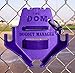 DOM Dugout Manager, Proven Perfect Solution for Softball and Baseball Players Equipment, Providing a Safe, Organized, Fun Dugout - Purple