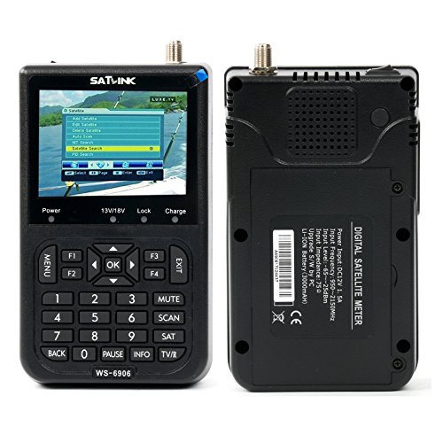 SATlink WS-6906 3.5 - Inch DVB-S FTA Data Digital Satellite Signal Finder Meter