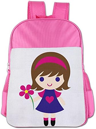 Hotgifts The Little Girl Boys/Girls Kids School Bag For 4-15 Years Old Pink