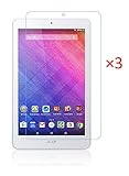 FanTEK Acer Iconia One 8 B1-820 8-Inch Tablet Screen Protector - 3 Pack Ultra Thin Crystal Clear High Definition Anti-Bubble Cover Guard