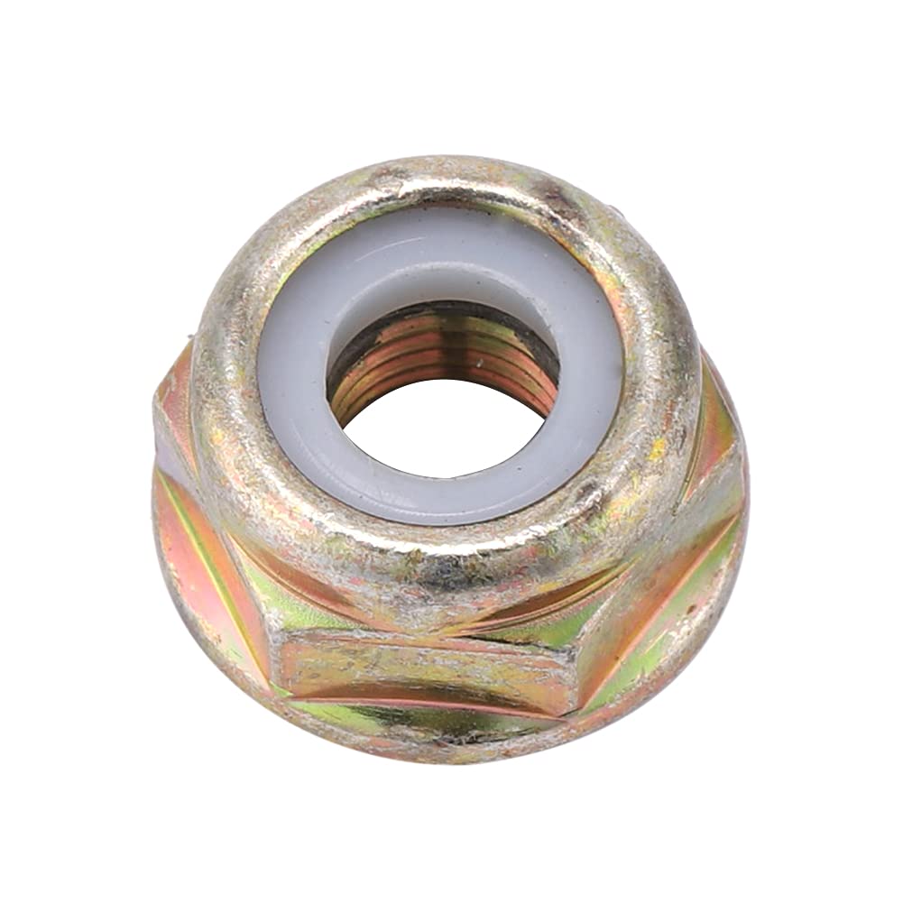 Universal Flange Nut, M10x125, Left Hand Thread for String Trimmer and Brush Cutter Replacement Nut, for DIY, Gardeners, Homeowners, Maintenance Professionals
