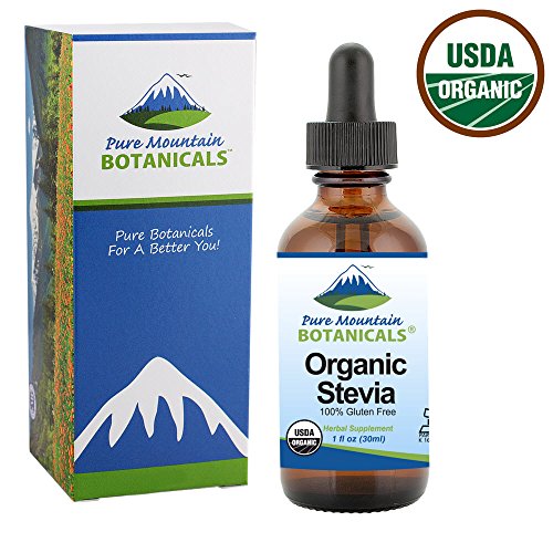 Organic Liquid Stevia Sweetener Alcohol Free and Kosher Sweet Sugar
