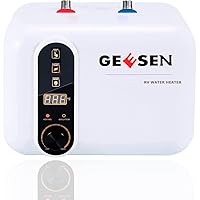 GEESEN Electric Hot Water Heater 120/240V Small Compact Tank Storage,Rv Tr 3.5 Gallon Trailer 1.5KW Kitchen Instant Under Sin