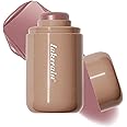 Cream Blush stick, Natural-Looking Matte Finish Makeup Blush stick, Hydrating Long Lasting Lightweight Blendable Blush for cheeks (#5 Soft Mauve, 1 PC)