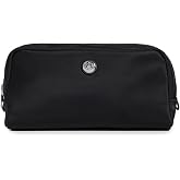 Tory Burch Women's Twist Medium Cosmetic Case, Black, One Size