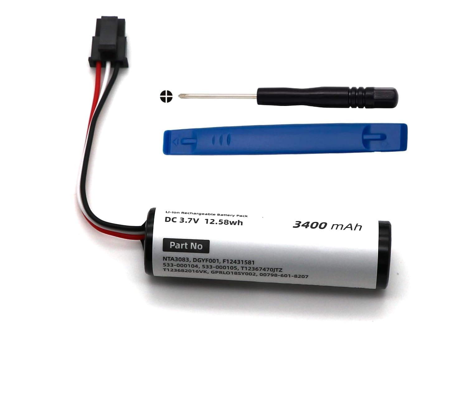 Photo 1 of SCESMIA Replacement Battery for ConferenceCam Connect, Ears Boom 2, MegaBlast, S-00122, S00151, S-00151, S00166, S-00166, UE Kora Boom, UE MegaBoom 2, UE Ultimate, VR0004 3.7V/3400mA