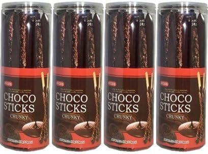 Nicos Choco Sticks - Crunky 6.3 oz for 4 jars