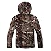 Eglemall Men's Outdoor Hunting Soft Shell Waterproof Tactical Fleece Lined Jackets