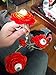 DECORA 4 Pairs of 4 Colors 26mm Half Round Acrylic Doll Bear Craft Plastic Eyeballs(8pcs)