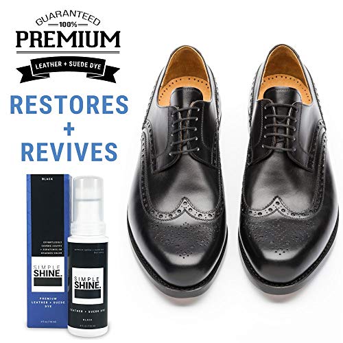 Premium Black Suede and Leather Dye Built in Applicator Sponge to