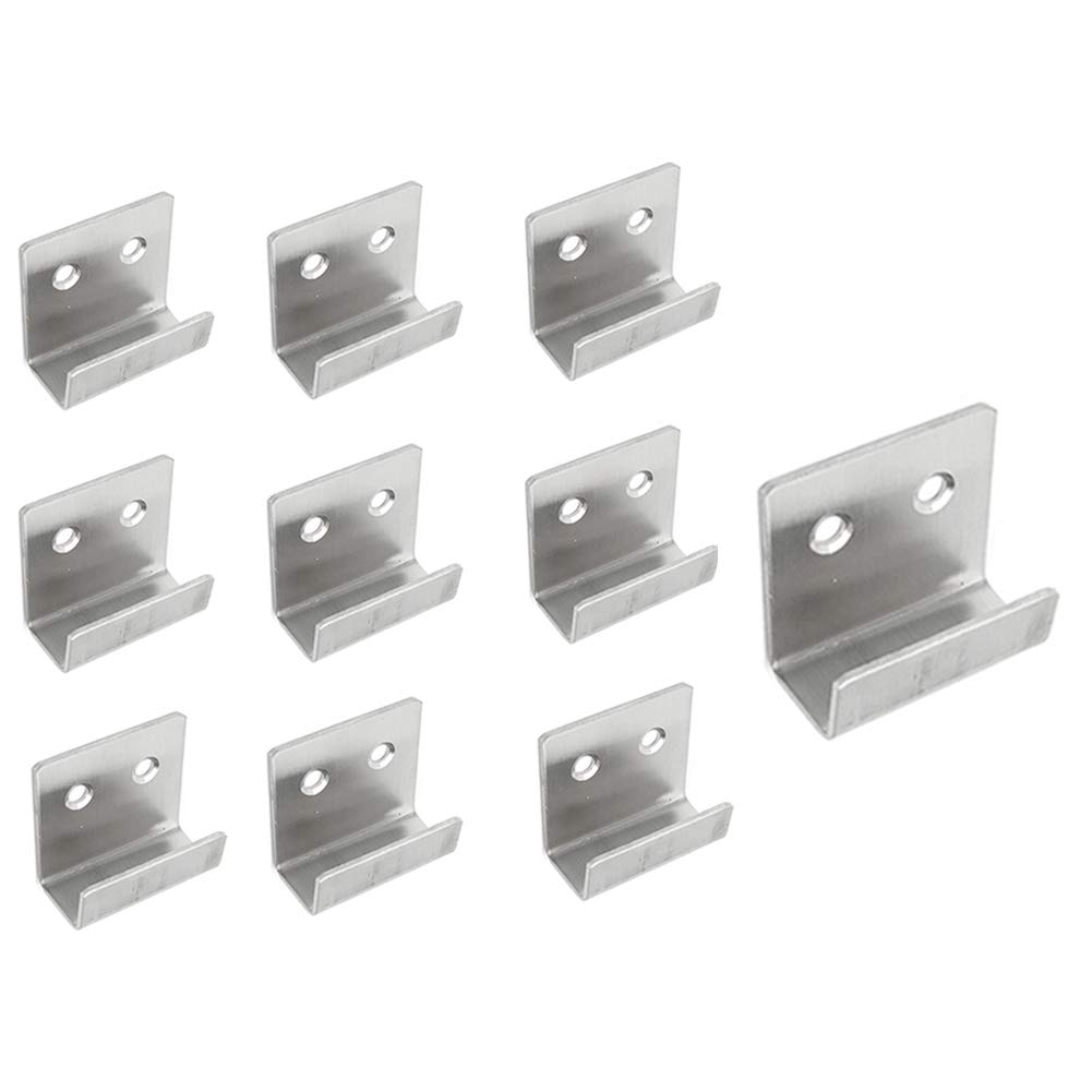 Rannb Wall Hanger Fastener Stainless Steel for Ceramic Tile Display Small Size - Pack of 10