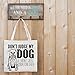 Pet Studio Art Don't Judge My Dog Tote Bag