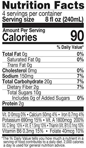Lakewood Organic PURE Carrot Juice, 32 Fl Oz (Pack of 6) - Image 3