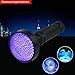 100 LED Black Light UV Flashlight Professional 395 NM UV Detector for Pet Urine Detection Cat Urine, Bed Bugs, Scorpions, Machinery Leaks Inspection for Commercial/Domestic Use