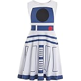 Ruikajia Rey Costume Chewbacca Rhinestone Costume Princess Leia Costume Darth Costume BB8 R2D2