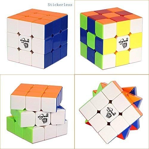 Playwin 3x3 Kungfu Speed Cube New Anti-pop Structur Two Color Collection