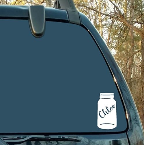 Car Decals Name Decal, Custom Decal, Jar, Personalized, Mason Jar, Ball Jar, Southern, Laptop Sticker, Woman Gift, Vinyl