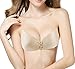 ZuLves Adhesive Bra Strapless Invisible Bra Push-up Silicone Sexy Bra with Drawstring for Women