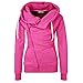 FCYOSO Women Autumn Zipper Hoodies Sweatshirt Coat
