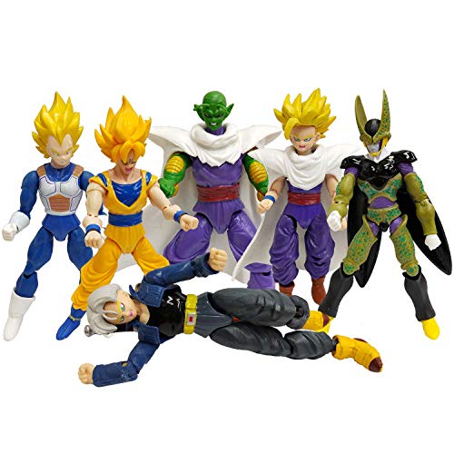 Dragon Ball Z 6x5 Action Figures - Piccolo Cell Trunks Super Saiyan Goku Gohan Vegeta Action Figures - Thumbnail 7