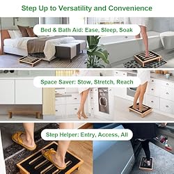 StrongTek One Step Stool for Adults with Non-Slip