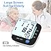 Blood Pressure Monitor Upper Arm - Digital Automatic Large Cuff BP Monitor for Home Use, 2 * 90 Memories, Storage Bag Included