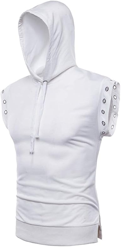 sleeveless running hoodie