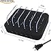 USB Charging Station - Shalwinn 5 Port USB Charging Station Docks,Organizer for iPhone 7/7 Plus/6s/Plus, SE/5S/5, iPad Pro/Air/Mini/4/3/2, Samsung Galaxy S7 Edge/S6/S5/S4/Tab, iPod, Nexus